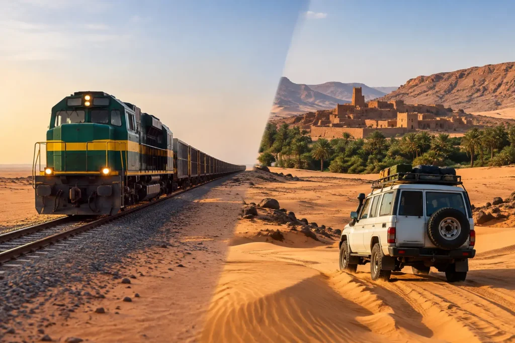 Desert Train or 4x4? Choose Your Mauritania Route
